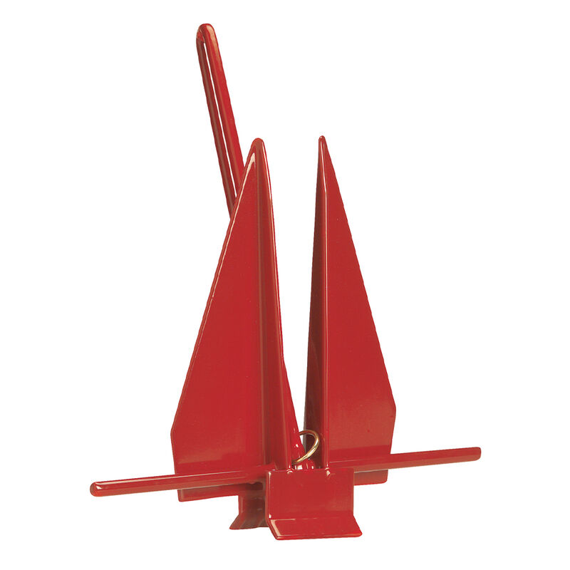 Greenfield Coated American Yachting Fluke-Style #8 Anchor, for boats up to 24' image number 1